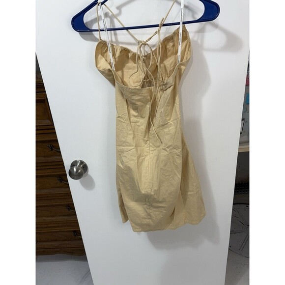 Lovers And Friends 'Carmel' Mini Beige Dress Size Medium - NWT Sexy Girlie - Picture 3 of 13